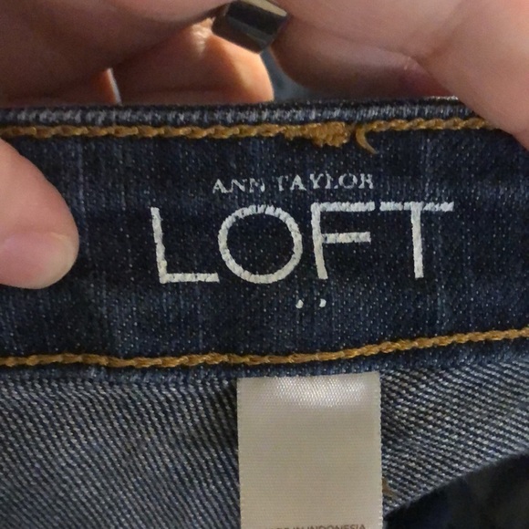 Loft Curvy Bootcut Jeans, size 10 - Picture 2 of 6